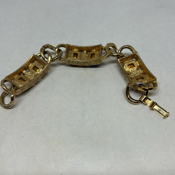 Large octagon rhinestone bracelet - Picture 10 of 13